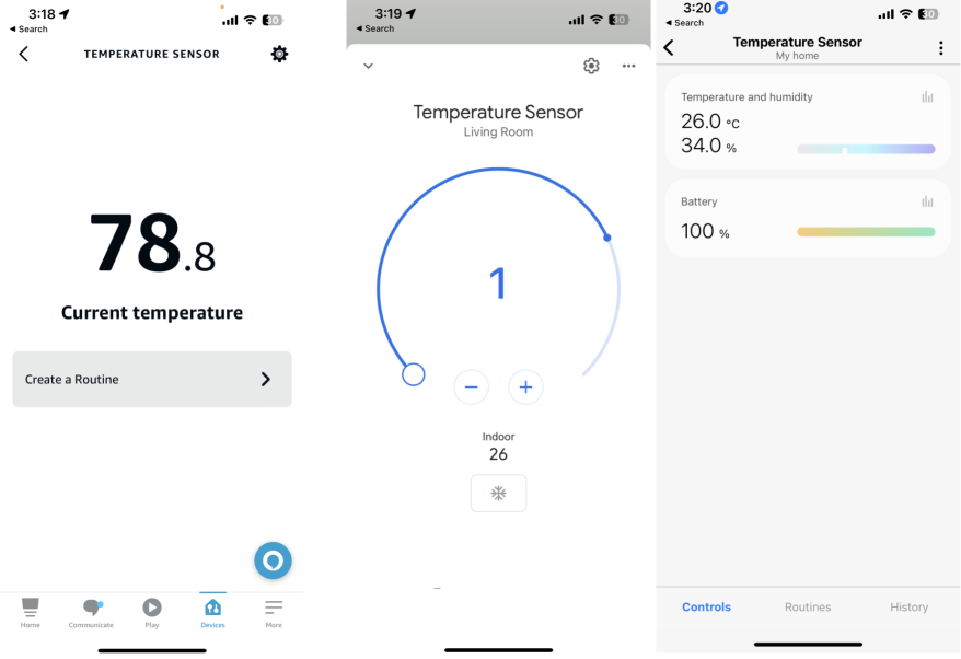 Sinric Pro Portal Temperature Sensor