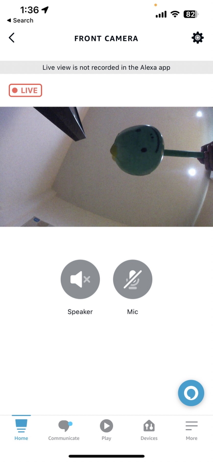 Sinric Pro WebRTC camera with Alexa app 